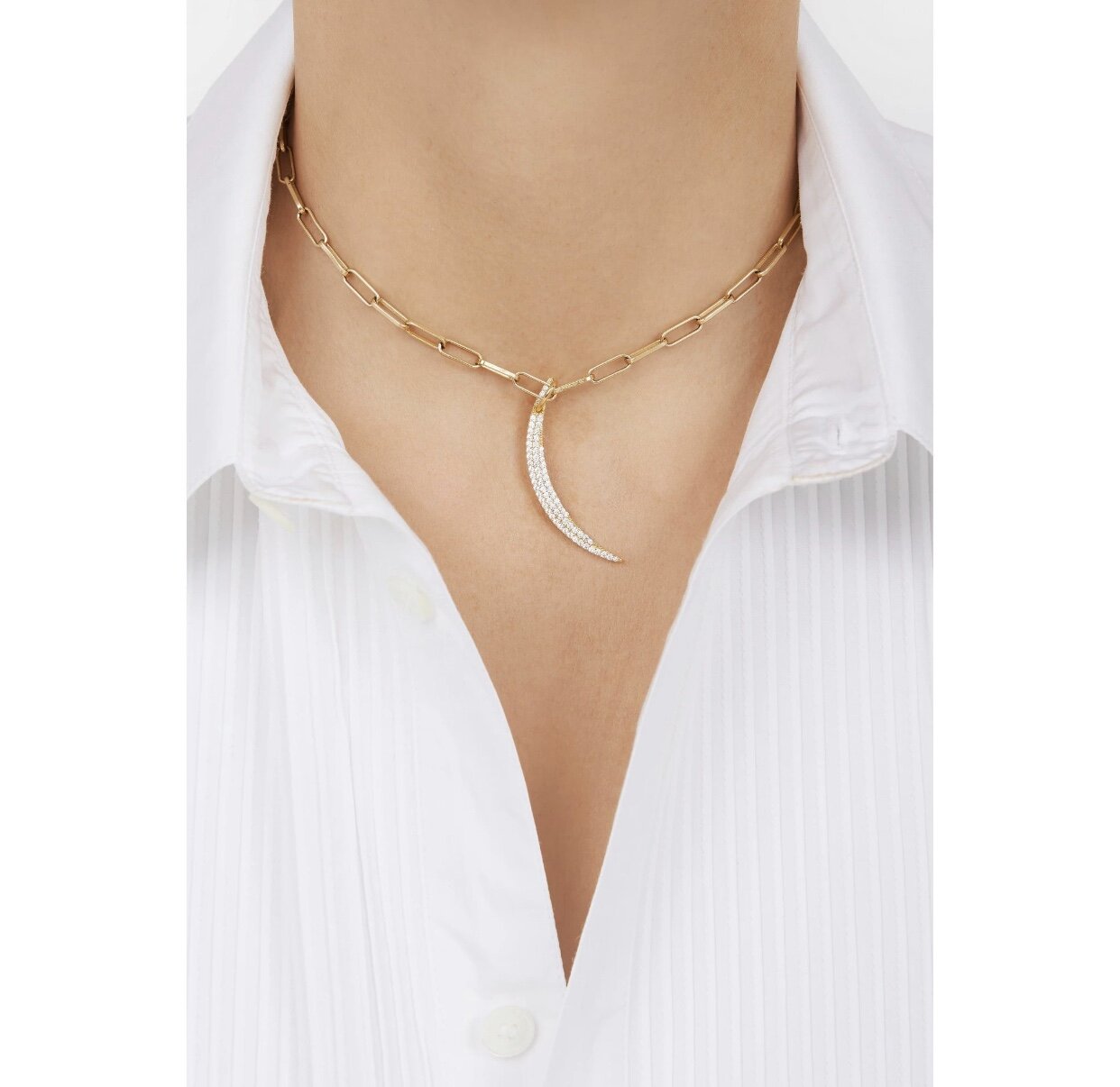 Luna Micro Pave' Choker