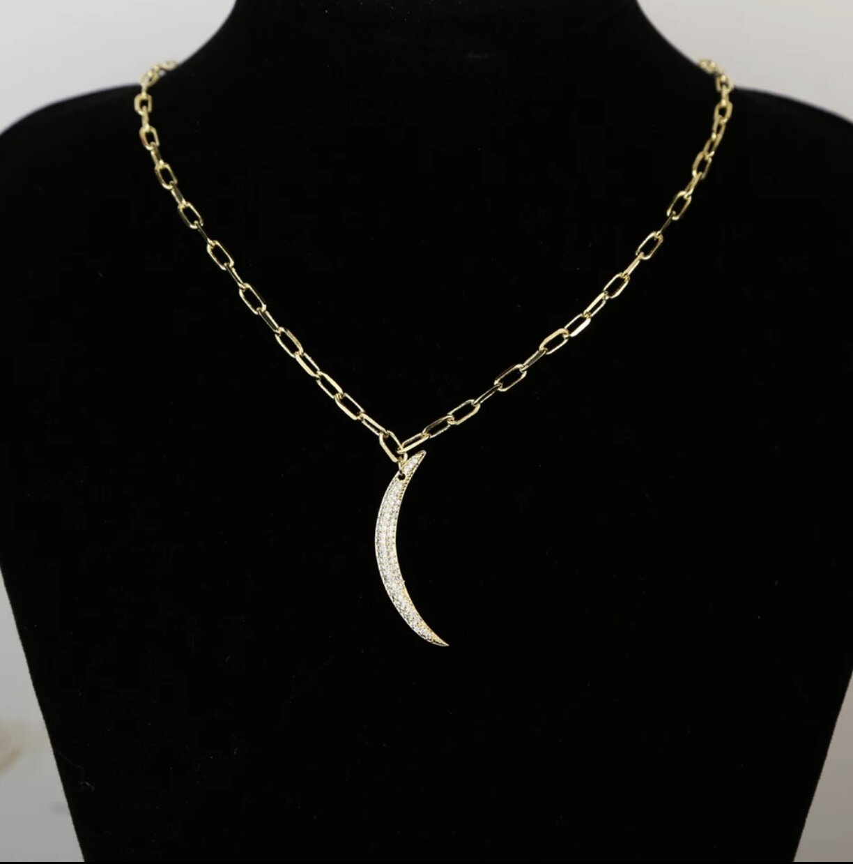 Luna Micro Pave' Choker