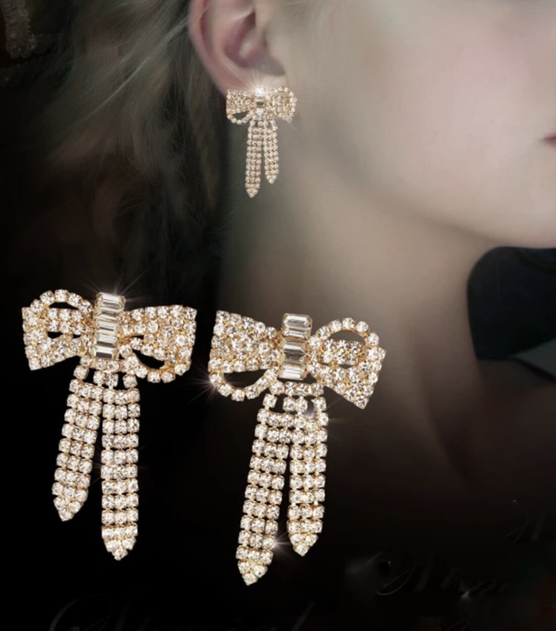 Graceful Bow Earrings